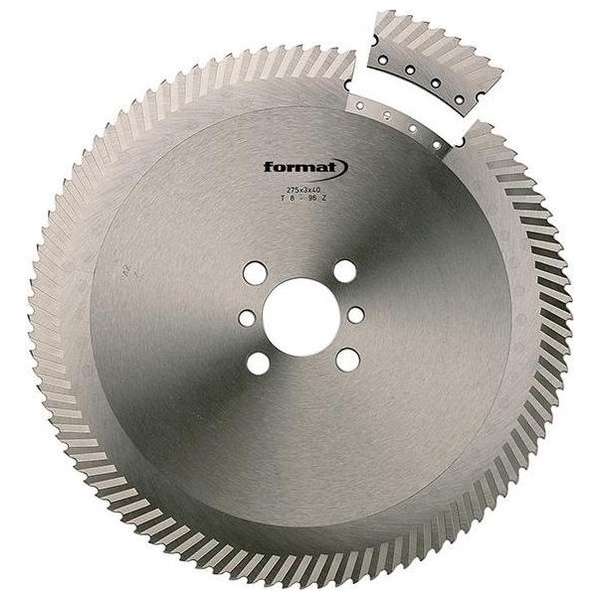 Segment-cirkelzaagblad HSS-DMo 5 275x3,0x40-120 tanden FORMAT
