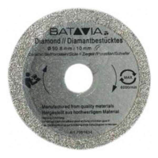 RACER Diamant zaagbladen - 2 stuks –∅ 50 MM x 1,45 MM van WorkZone RACER Diamant zaagbladen - 2 stuks –∅ 50 MM x 1,45 MM van WorkZone