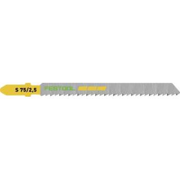 Festool S 75/2,5/100 Decoupeerzaagblad - Hout - 75mm (100st)