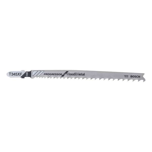 Bosch - Decoupeerzaagblad T 345 XF Progressor for Wood and Metal - 25 stuks Bosch - Decoupeerzaagblad T 345 XF Progressor for Wood and Metal - 25 stuks