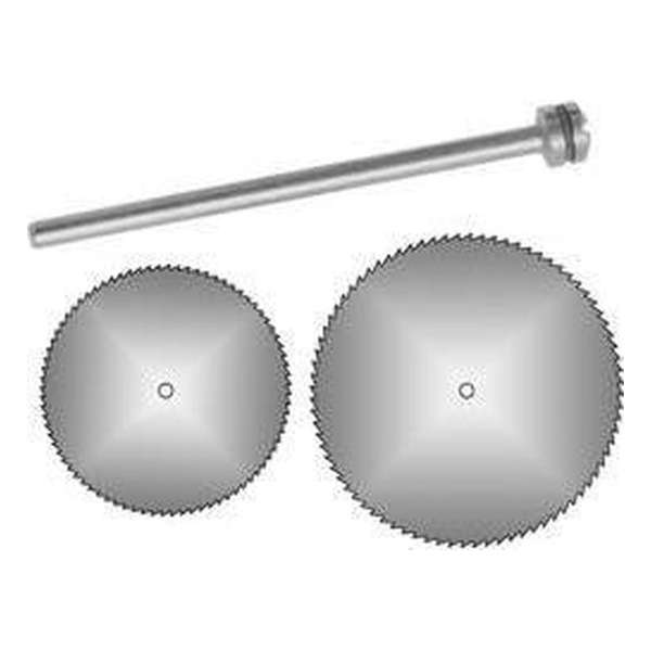 Donau Elektronik 2 cirkelzaagbladen Ø 16 + 22 mm met opspandoorn 1641 22 mm Donau Elektronik 2 cirkelzaagbladen Ø 16 + 22 mm met opspandoorn 1641 22 mm