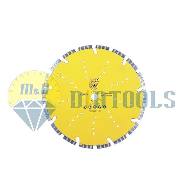 M&H diatools Diamant Slijpschijf/Zaagblad motor/tafelzaagblad 300mm X asgat 20mm Nat - Gereedchap voor diamantbewerking M&H diatools Diamant Slijpschijf/Zaagblad motor/tafelzaagblad 300mm X asgat 20mm Nat - Gereedchap voor diamantbewerking
