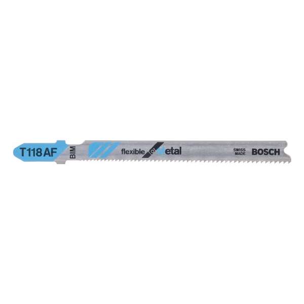 Bosch - Decoupeerzaagblad T 118 AF Flexible for Metal - 25 stuks Bosch - Decoupeerzaagblad T 118 AF Flexible for Metal - 25 stuks