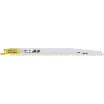 Reca Reciprozaagblad hout Combo 5/8 225 mm  BiM zeer stabiel alle houtsoorten en spijkers (10 stuks)