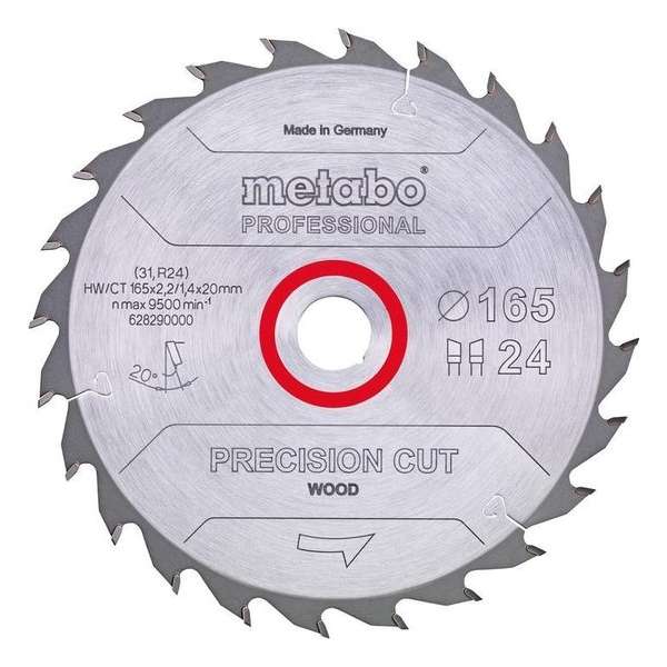 Metabo 628072000 Multi Cut Cirkelzaagblad - 160 x 20 x 42T - Hout Metabo 628072000 Multi Cut Cirkelzaagblad - 160 x 20 x 42T - Hout