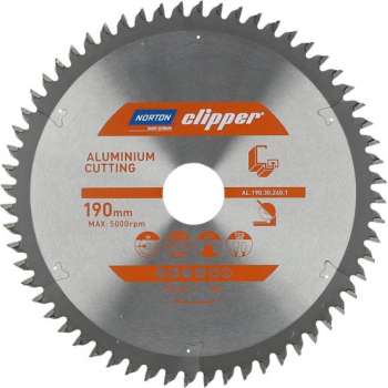 Norton Clipper Aluminium - Verstekzaagbladen TCG Neg