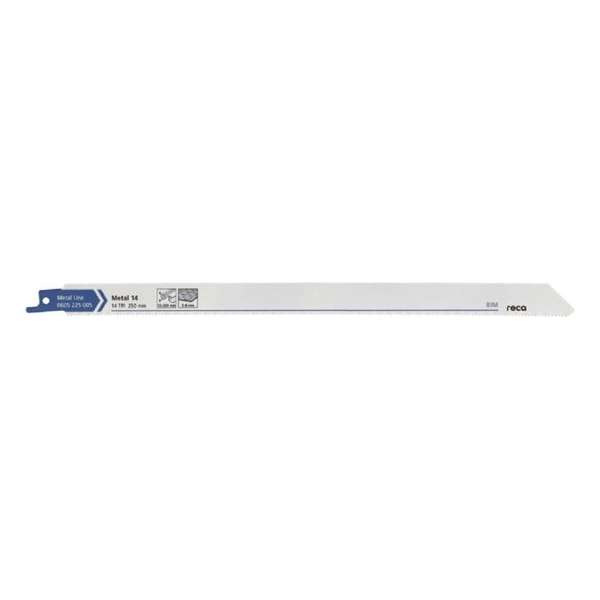 Reca Reciprozaagblad metaal Metal 14 250 mm BiM Dikke platen (3-8 mm), massieve buizen / profielen (10 stuks) Reca Reciprozaagblad metaal Metal 14 250 mm BiM Dikke platen (3-8 mm), massieve buizen / profielen (10 stuks)