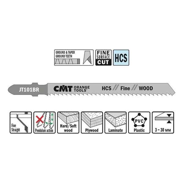 Decoupeerzaag HCS 75 x 100 mm. 10tpi (fine,wood) Decoupeerzaag HCS 75 x 100 mm. 10tpi (fine,wood)