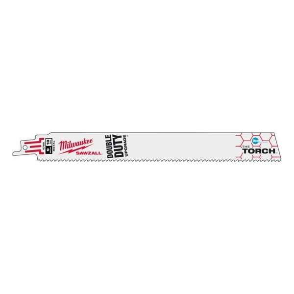Milwaukee reciprozaagblad Torch Ice Edge 230mm 18TPI (5st) Milwaukee reciprozaagblad Torch Ice Edge 230mm 18TPI (5st)