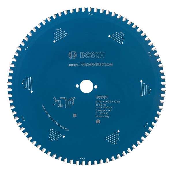 CIRKZB EXPERT SNDWPANL355X30X2.6/2.2X80 CIRKZB EXPERT SNDWPANL355X30X2.6/2.2X80