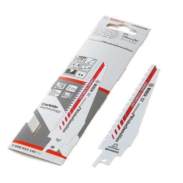Bosch 2608900385 EXPERT Reciprozaagblad S956DHM Window Demolition Bosch 2608900385 EXPERT Reciprozaagblad S956DHM Window Demolition