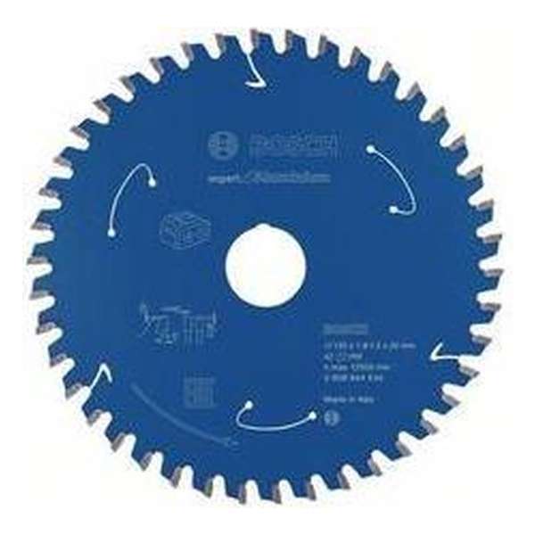 Bosch 2608644539 Cirkelzaagblad accu Expert - 165 x 20 x 54T - Aluminium - Carbide