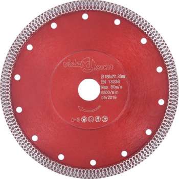 vidaXL Diamantzaagblad met gaten 230 mm staal  VDXL_143248