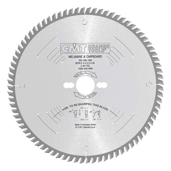 CMT 281.096.12M HW Cirkelzaagblad - 300 x 30 x 96T - Hout CMT 281.096.12M HW Cirkelzaagblad - 300 x 30 x 96T - Hout