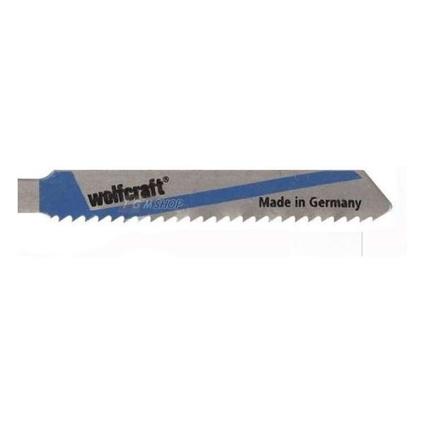 Wolfcraft decoupeerzaagblad Hss 75 mm Wolfcraft decoupeerzaagblad Hss 75 mm