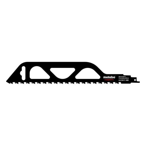 Metabo 631917000 Reciprozaagblad - 305 x 2TPI - Gasbeton/Baksteen (1st) Metabo 631917000 Reciprozaagblad - 305 x 2TPI - Gasbeton/Baksteen (1st)