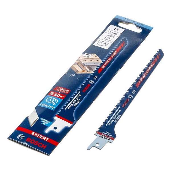 Bosch 2608900384 EXPERT Reciprozaagblad S715LHM Wood with Metal Bosch 2608900384 EXPERT Reciprozaagblad S715LHM Wood with Metal