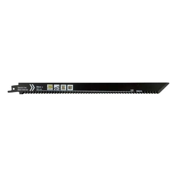 Reca Reciprozaagblad Wave+ 300 mm HCS isolatiematerialen, rubber, tapijt (2 stuks)