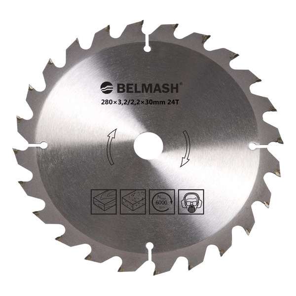 BELMASH zaagblad Ø280mm - as 30mm - 24T BELMASH zaagblad Ø280mm - as 30mm - 24T