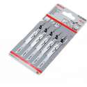 Bosch Decoupeerzaagblad hardhout T 101 BR blister van 5 zaagjes