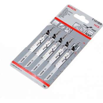 Bosch Decoupeerzaagblad hardhout T 101 BR blister van 5 zaagjes