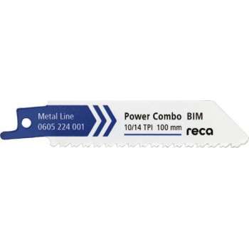 Reca Reciprozaagblad metaal Power  Combo 10/14 100 mm  BiM XLS hoogwaardig, universeel vanaf 2 mm (10 stuks)