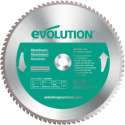 EVOLUTION - Evolution EVO 355mm drycut zaagblad voor aluminium - DIA 355 MM - 80 T
