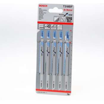 Bosch Decoupeerzaagblad metaal T 318 BF blister van 5 bladen