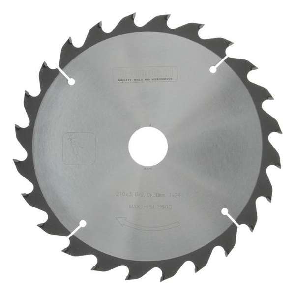 HM Cirkelzaagblad - 210 x 3, 0 x 30 24T - TS-75 HM Cirkelzaagblad - 210 x 3, 0 x 30 24T - TS-75