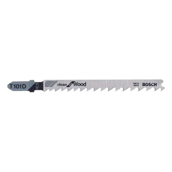 Bosch decoupeerzaagblad Hout T101D blister met 5 stuks Bosch decoupeerzaagblad Hout T101D blister met 5 stuks