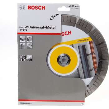 Bosch Diamantschijf Best for Universal and Metal diameter 230 x asgat 22.2mm