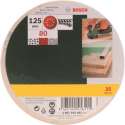 Bosch Schuurbladenset - 25-delig - 125 mm (korrel 80)