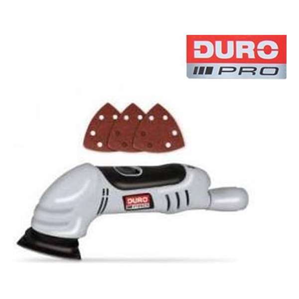 Duro Pro Deltaschuurmachine Met 3 Schuurpapier 280 watt Duro Pro Deltaschuurmachine Met 3 Schuurpapier 280 watt