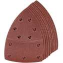 Silverline Klittenband Schuurvellen - 105 x 152 mm. - 120 Korrel - 10 stuks
