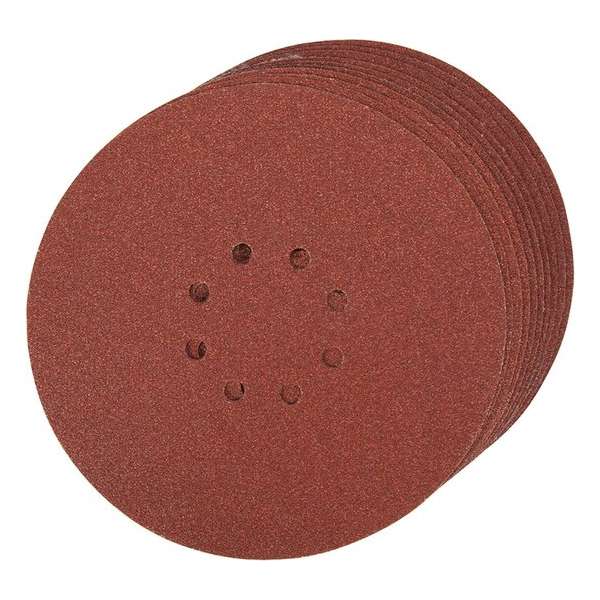 Silverline Geperforeerde Klittenband Schuurvellen 225 mm. - 60 Korrel - 10 stuks Silverline Geperforeerde Klittenband Schuurvellen 225 mm. - 60 Korrel - 10 stuks