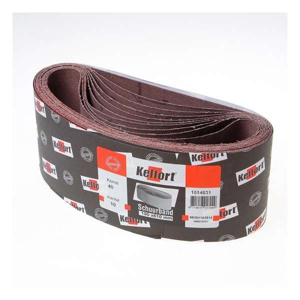 Kelfort Schuurband Korrel 40 - 100 x 610 mm - 10 st Kelfort Schuurband Korrel 40 - 100 x 610 mm - 10 st