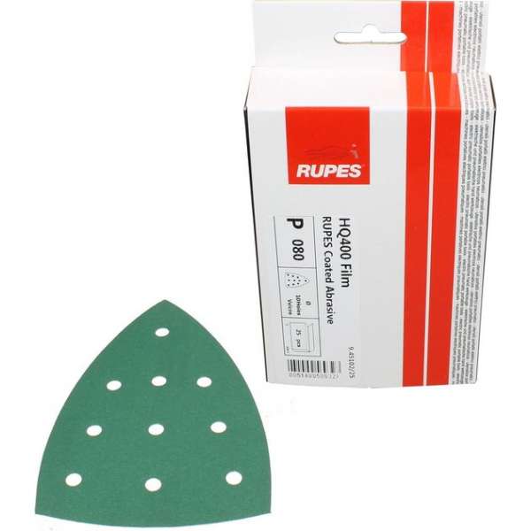 RUPES HQ400 Delta Sheet P 80 / 25 Stuks RUPES HQ400 Delta Sheet P 80 / 25 Stuks