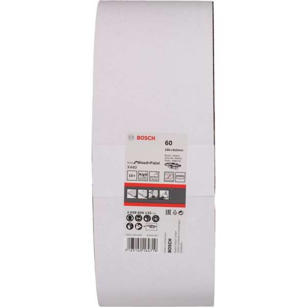 Bosch 2608606135 Schuurband X440 - K60 - 100 x 610mm (10st) Bosch 2608606135 Schuurband X440 - K60 - 100 x 610mm (10st)