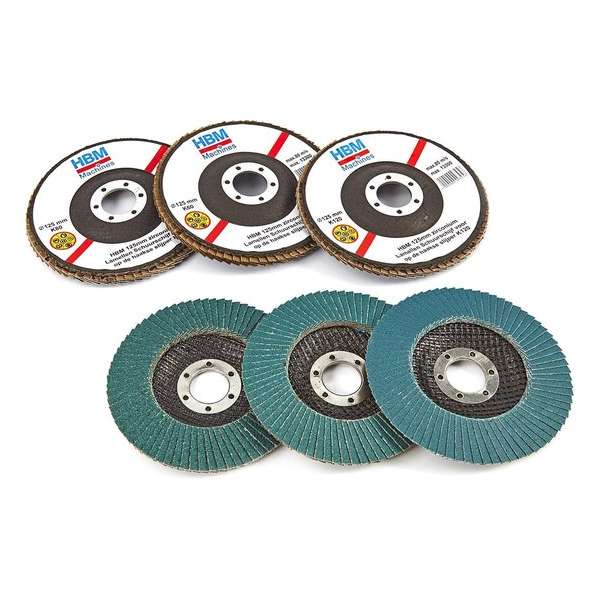 6 Stuks 125 mm Zirconium Lamellen Schuurschijven K80 voor op de haakse slijper 6 Stuks 125 mm Zirconium Lamellen Schuurschijven K80 voor op de haakse slijper