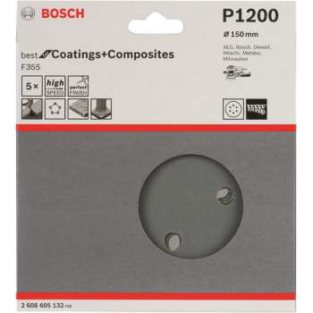 Bosch Schuurpapier - EX BE 150MM K1200 5