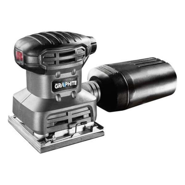 VLAK SCHUURMACHINE 220 Watt 104 x 112 mm - GRAPHITE VLAK SCHUURMACHINE 220 Watt 104 x 112 mm - GRAPHITE