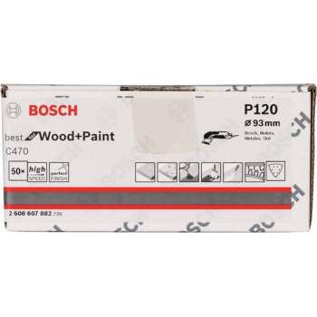 Bosch 2608607882 Schuurvel C470 - Delta - K120 - 93mm (50st)