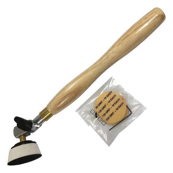 Schuurtampon 50 mm met handvat Schuurtampon 50 mm met handvat