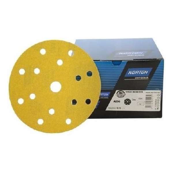 Schuurschijf 125mm rond korrel p40 25 stuks Schuurschijf 125mm rond korrel p40 25 stuks