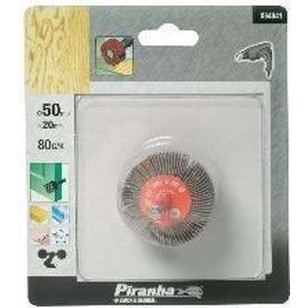 Piranha Schuurwiel 50 mm lang 80K X34041 Piranha Schuurwiel 50 mm lang 80K X34041