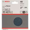 Bosch 2608608Y12 Schuurschijf F550 - K40 - 125mm (5st)