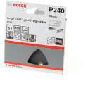 Bosch Schuurblad delta 93mm coating and composite K240 blister van 5 bladen