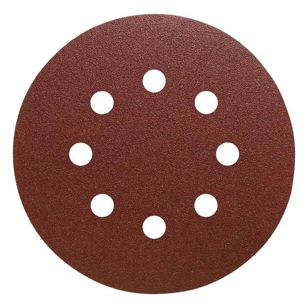 Klingspor Schuurschijf met klitteband korrel 100 Ḡ125mm. 8 afzuiggaten Klingspor Schuurschijf met klitteband korrel 100 Ḡ125mm. 8 afzuiggaten