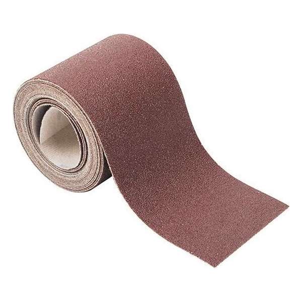 Wolfcraft Schuurpapier 93mm breed K120 rol 4 meter Wolfcraft Schuurpapier 93mm breed K120 rol 4 meter