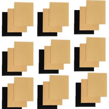 Schuurpapier 14 cm x 11.4 cm - 36 stuks